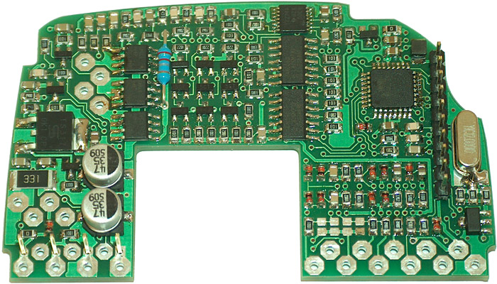 Example of four-layer control boards for chemical two-filter 2F and three-filter 3F units